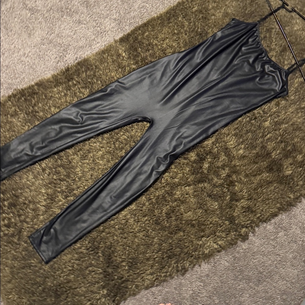 Sleek Black Women's Jumpsuit Leggings
